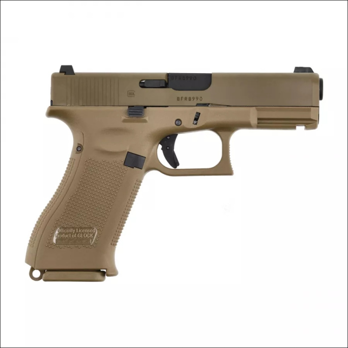 Replika pistolet ASG Glock 19X 6 mm coyote green gas
